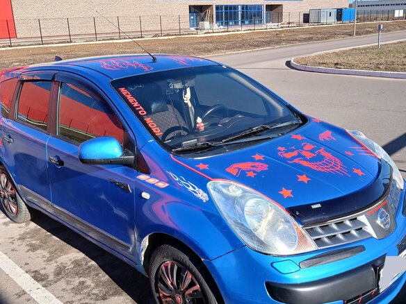 2007 Nissan Note I, синий, 520000 рублей