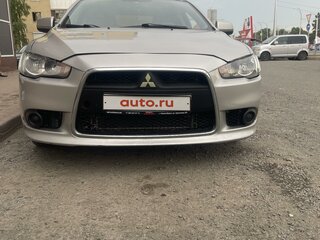 2013 Mitsubishi Lancer X Рестайлинг, серебристый, 1050000 рублей, вид 2