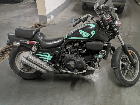 1987 Honda Magna, чёрный - вид 7