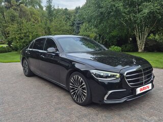 2021 Mercedes-Benz S-Класс 450 Long 4MATIC VII (W223), чёрный, 6400000 рублей, вид 1