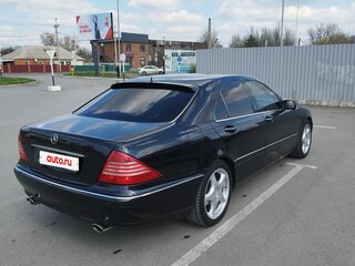 1999 Mercedes-Benz S-Класс 320 IV (W220), чёрный, 800000 рублей, вид 5