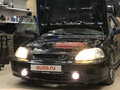 1995 Honda Civic VI, чёрный - вид 8