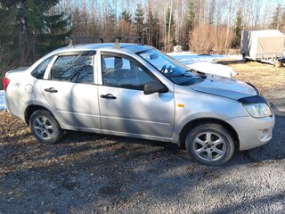 2013 Lada (ВАЗ) Granta I, серебристый, 290000 рублей, вид 2