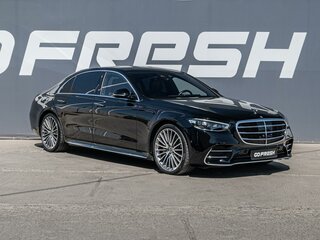 2021 Mercedes-Benz S-Класс 500 Long 4MATIC VII (W223), чёрный, 8599000 рублей, вид 1