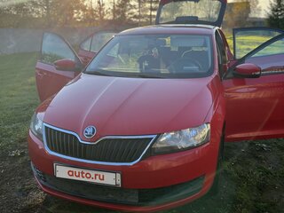 2018 Skoda Rapid I Рестайлинг, красный, 1450000 рублей, вид 2