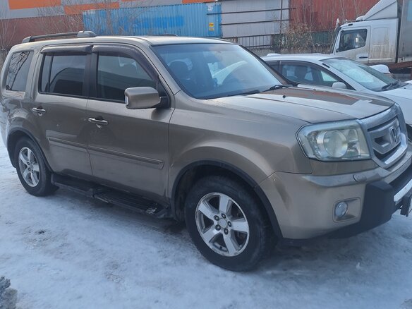 2008 Honda Pilot II, золотистый, 1650000 рублей - вид 6