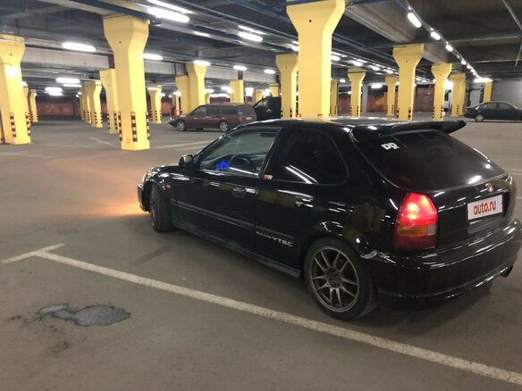 1995 Honda Civic VI, чёрный - вид 6