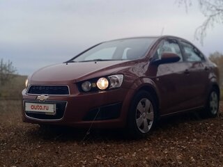 2012 Chevrolet Aveo II, коричневый, 580000 рублей, вид 3