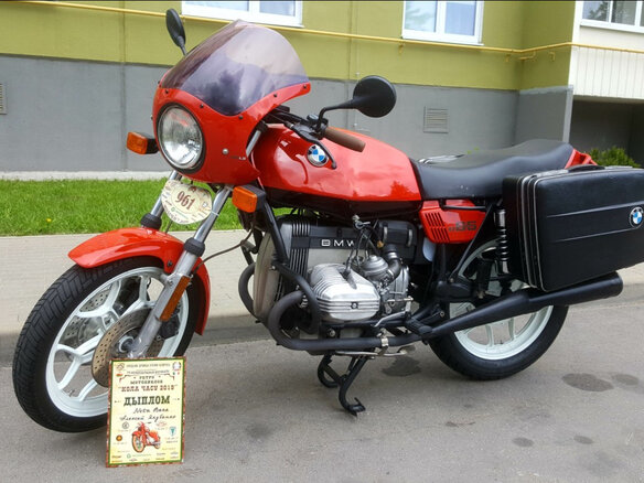 1982 BMW R 65 LS, красный - вид 2