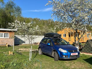 2008 Suzuki SX4 I (Classic), синий, 860000 рублей, вид 2