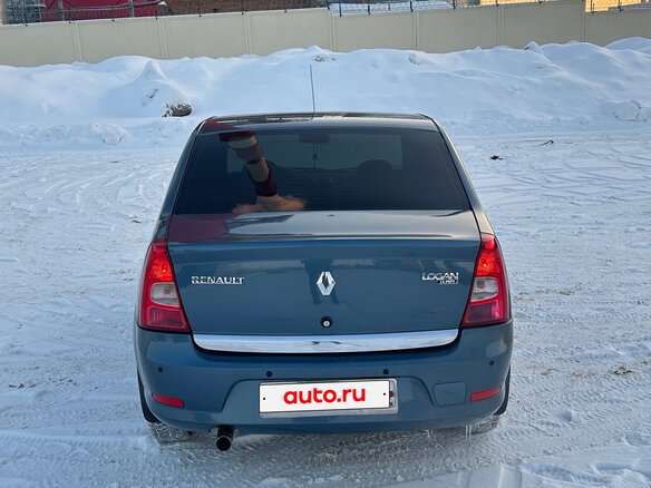 2010 Renault Logan I Рестайлинг, синий, 450000 рублей - вид 5