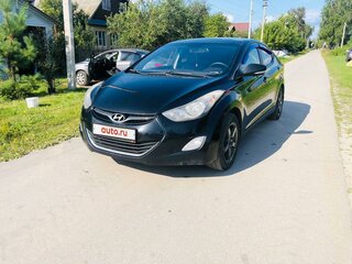 2012 Hyundai Elantra V (MD), чёрный, 900000 рублей, вид 4