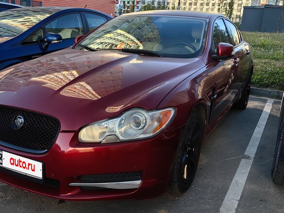 2008 Jaguar XF I, красный, 1185000 рублей - вид 1