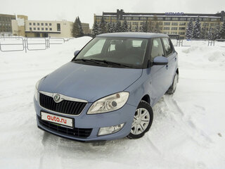 2011 Skoda Fabia II Рестайлинг, голубой, 720000 рублей, вид 1