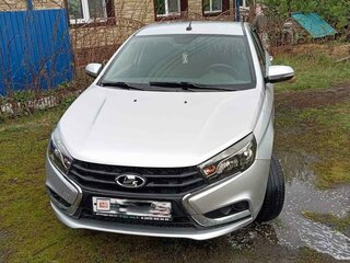 2019 Lada (ВАЗ) Vesta I, серебристый, 950000 рублей, вид 1