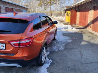 2021 Lada (ВАЗ) Vesta SW Cross I, оранжевый, 1100000 рублей, вид 4