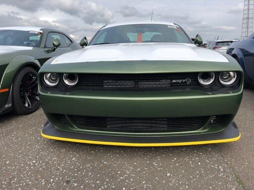 2020 Dodge Challenger Hellcat III Рестайлинг 2, зелёный - вид 1