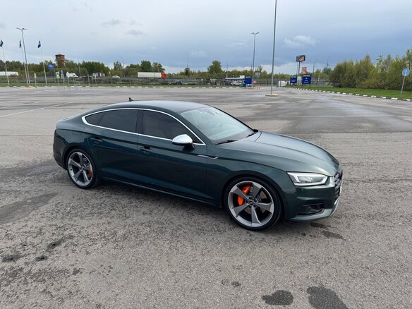 2019 Audi A5 II (F5), зелёный, 4500000 рублей - вид 14