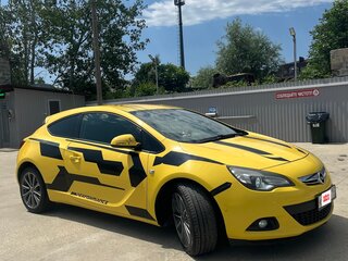 2012 Opel Astra GTC J Рестайлинг, жёлтый, 830000 рублей, вид 2