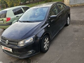 2012 Volkswagen Polo V, чёрный, 870000 рублей, вид 3