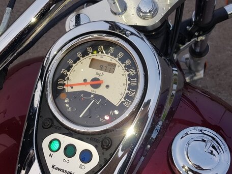 2011 Kawasaki VN900 Vulcan, пурпурный, 550000 рублей, вид 3
