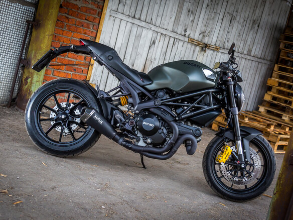 2013 Ducati Monster 1100, зелёный - вид 12