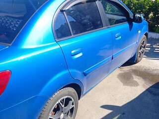 2010 Kia Rio II Рестайлинг, синий, 450000 рублей, вид 3