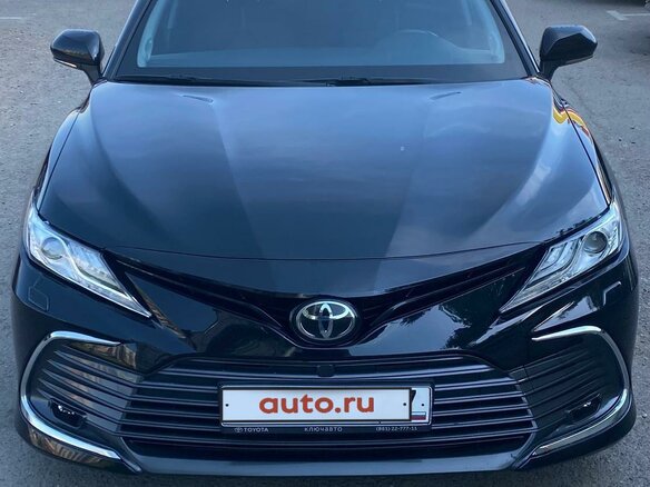 2019 Toyota Camry VIII (XV70), чёрный, 3395000 рублей