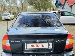 2007 Hyundai Accent ТагАЗ II, чёрный, 375000 рублей, вид 3