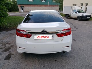 2014 Toyota Camry VII (XV50) Рестайлинг, белый, 1500000 рублей, вид 4