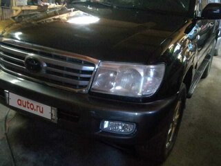 2002 Toyota Land Cruiser 100 Series Рестайлинг 1, чёрный, 1650000 рублей, вид 4