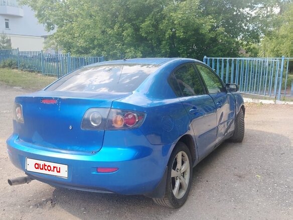 2006 Mazda 3 I (BK), синий, 300000 рублей - вид 8