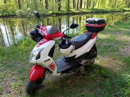 2012 Sym Jet 4 125, белый, 70000 рублей, вид 2