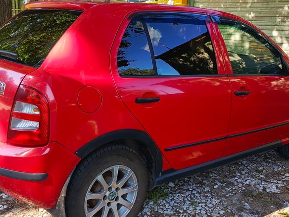 2001 Skoda Fabia I, красный, 260000 рублей - вид 2