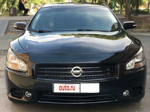 2012 Nissan Maxima VII (A35), чёрный, 1100000 рублей - вид 1