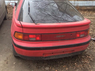 1990 Mazda 323 IV (BG), красный, 100000 рублей, вид 5