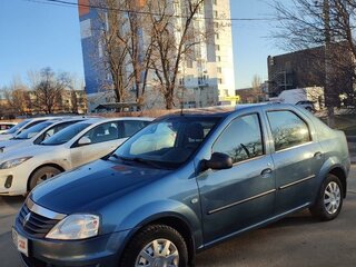2011 Renault Logan I Рестайлинг, синий, 790000 рублей, вид 1