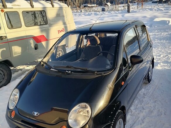 2011 Daewoo Matiz I Рестайлинг, чёрный - вид 2