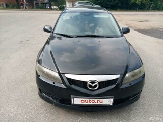 2006 Mazda 6 I (GG) Рестайлинг, чёрный, 450000 рублей, вид 1