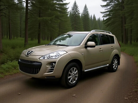 2008 Peugeot 4007, бежевый, 925000 рублей - вид 9