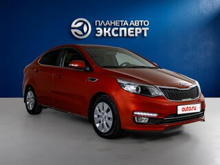 2016 Kia Rio III Рестайлинг, красный, 1140000 рублей, вид 3