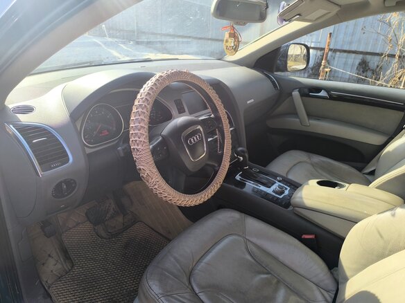 2008 Audi Q7 I (4L), синий, 950000 рублей - вид 6