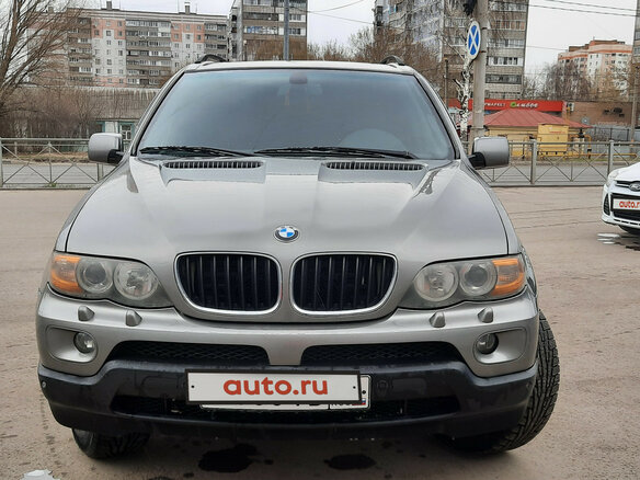2005 BMW X5 3.0i I (E53) Рестайлинг, серый