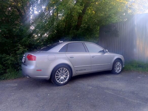 2005 Audi A4 III (B7), серебристый, 1300000 рублей - вид 2