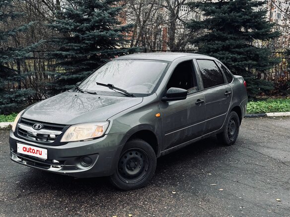 2012 Lada (ВАЗ) Granta I, серый, 210000 рублей - вид 1