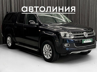 2013 Volkswagen Amarok Double Cab full-time I, чёрный, 1800000 рублей, вид 2