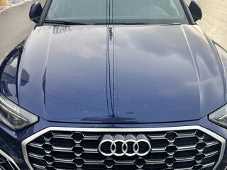 2021 Audi Q5 45 TFSI II (FY) Рестайлинг, синий, 4300000 рублей, вид 4