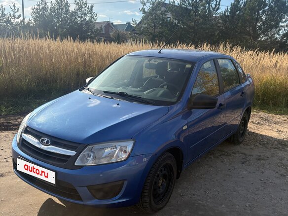 2017 Lada (ВАЗ) Granta I, синий, 530000 рублей - вид 1