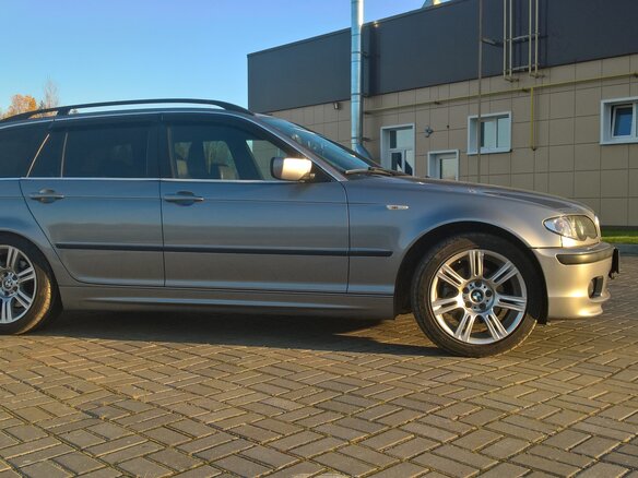 2004 BMW 3 серии 320d IV (E46) Рестайлинг, серый - вид 1