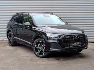 2021 Audi Q7 45 TDI II (4M) Рестайлинг, чёрный, 6390000 рублей, вид 3
